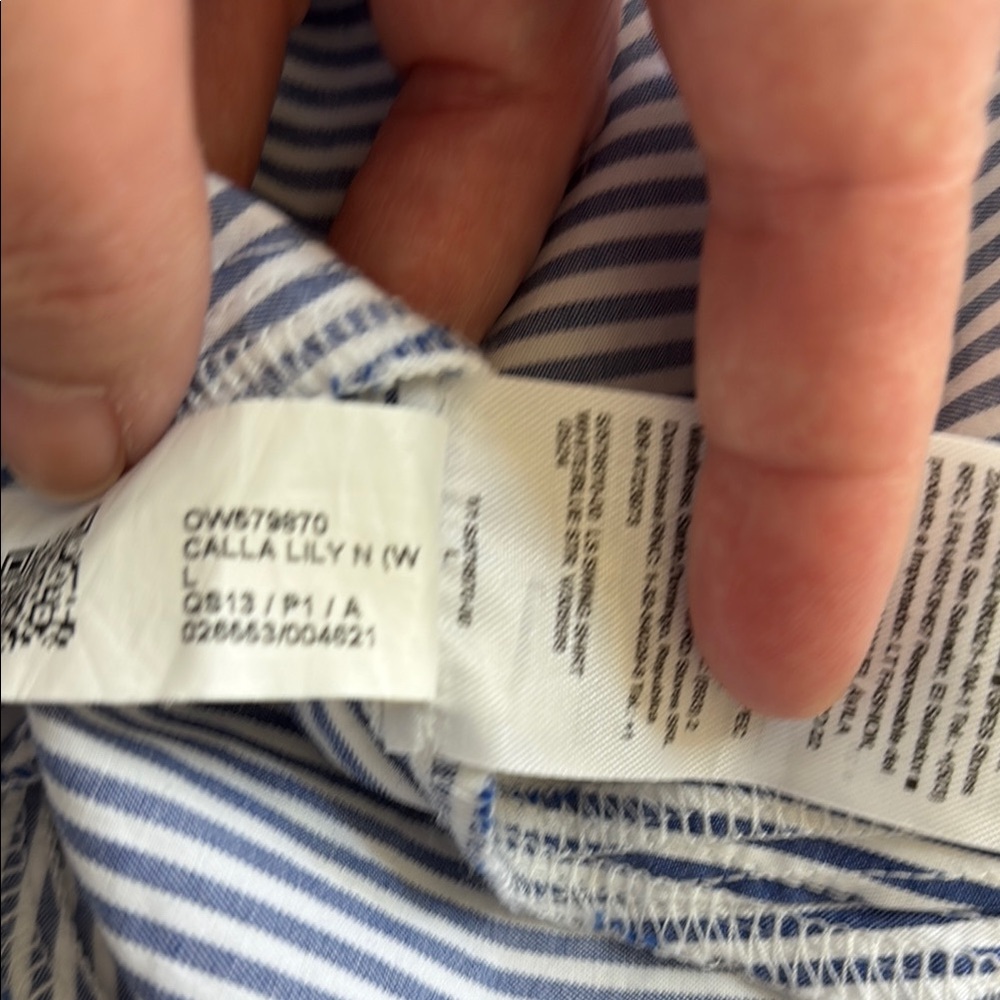 Old Navy Calla Lilly Blue and White Striped Dress - Picture 14 of 15